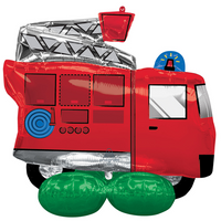 Fire Engine Truck 50" AirLoonz Foil Balloon