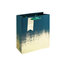 Distressed Green & Gold Gift Bag Medium 6pk