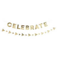 Unique Gold Celebrate Garland Decoration Set