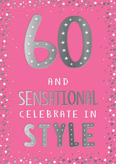 Simon Elvin C50 Birthday Age 60 6pk