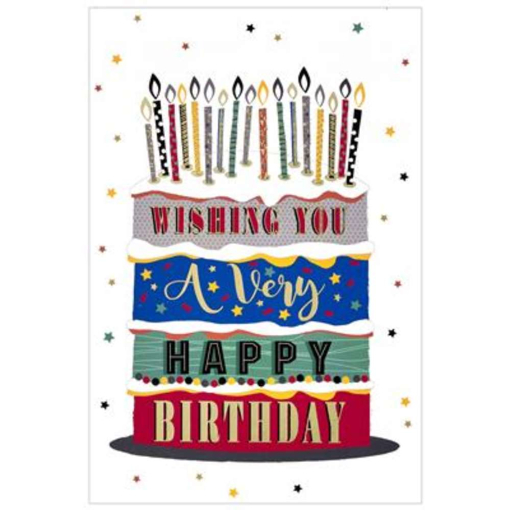 Simon Elvin 6 Pack Cards C50 Everyday Birthday