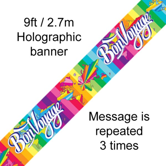 Oaktree Banner Bon Voyage 9ft