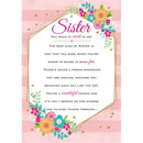 Regal 6 Pack Cards C75 Everyday Birthday Sister