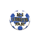No.1 Leicester Fan 5.5cm Football Badge
