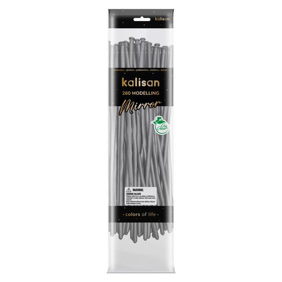 Kalisan 260 Nozzle Up Latex Mirror Silver 50pk