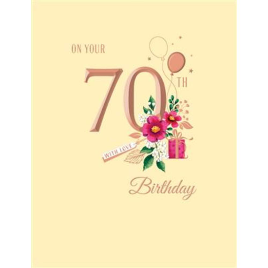 Regal 6 Pack Cards C50 Everyday Birthday Age 70