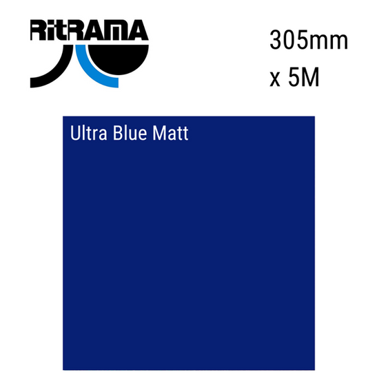 Ritrama Vinyl M Grade Matt Ultra Blue 305mm x 5m