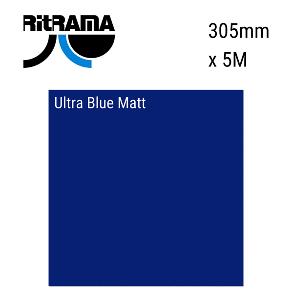 Ritrama Vinyl M Grade Matt Ultra Blue 305mm x 5m