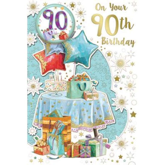 Xpress Yourself C75 Birthday Age 90 6pk