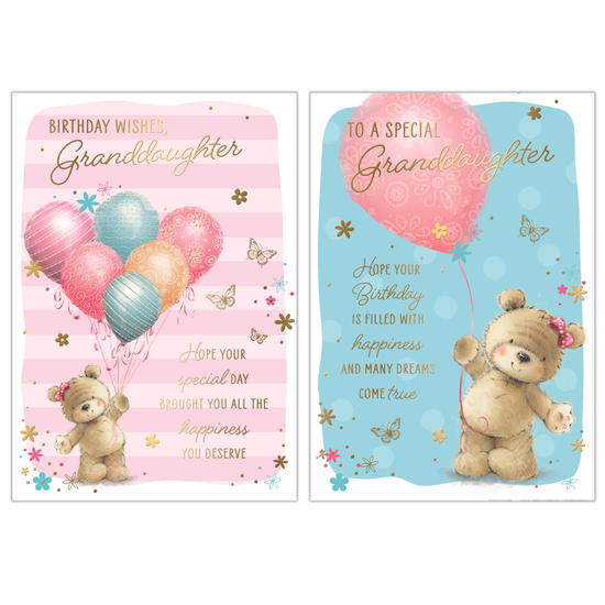 Poppyhill C50 Birthday Granddaughter 12pk