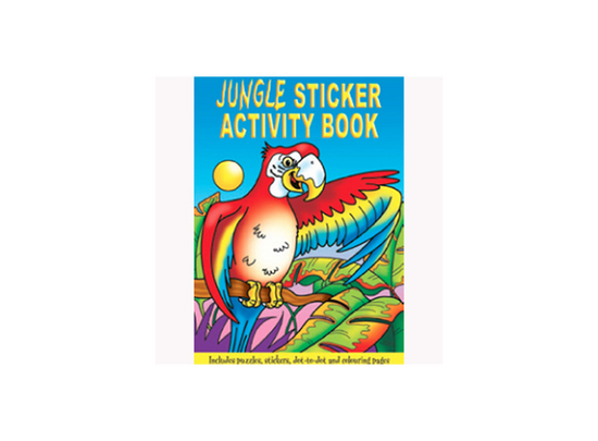 Sticker & Colouring Book Girls A6 24pk