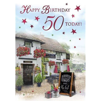 Regal 6 Pack Cards C75 Everyday Birthday Age 50