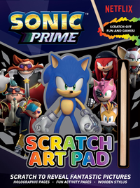 Alligator Products Scratch Book Sonic Prime