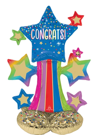 Anagram Star Bursts 36" Airloonz Foil Balloon