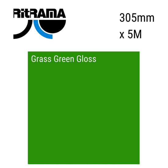 Ritrama Vinyl L Grade Gloss Grass Green 305mm x 5m