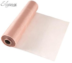 Eleganza Organza Roll Rose Gold 25m