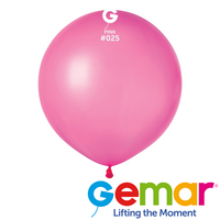 Gemar Neon Pink 19" Latex Balloons 25pk