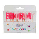 APAC 6 Pack Party Candle Birthday Girl Pink