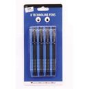 Tallon 8 Pack Technoline Pen Blue & Black