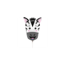 Zebra Animal Head 14" Mini Shape Foil Balloon