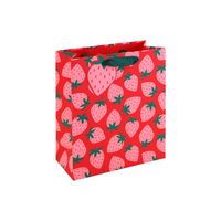 Eurowrap 6 Pack Gift Bag Neon Strawberry Medium