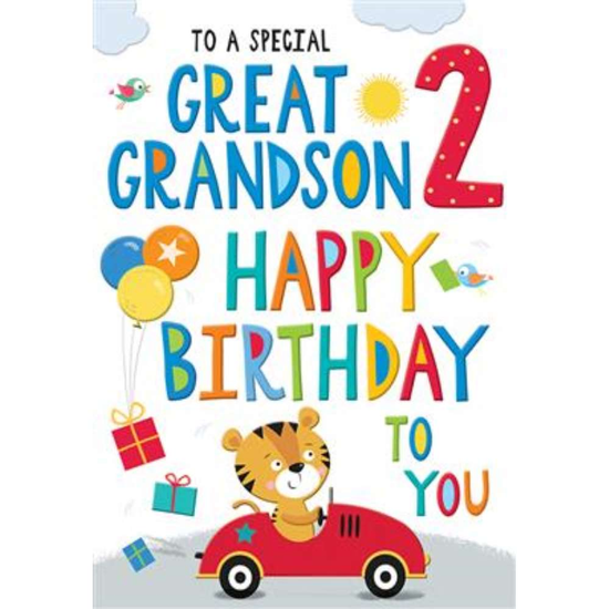 Regal C75 Birthday Age 2 Great-Grandson 6pk