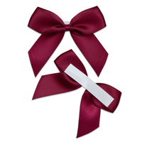 Italian Options 12 Pack Ribbon Bows Burgundy 5cm