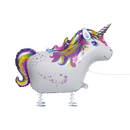 Unique Foil Balloon Walking Pet Unicorn 35"