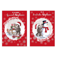 Poppyhill 12 Pack Cards C50 Christmas Nephew