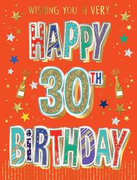 Regal 6 Pack Cards S8 Everyday Birthday Age 30