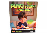 Squishy Dino Painting Kit by Kandy Toys featuring colorful dinosaur-shaped craft supplies and painting tools for kids.