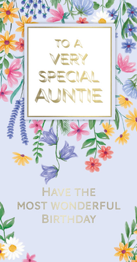 Prelude 6 Pack Cards C55 Birthday Auntie