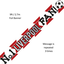 Sensations Banner No.1 Liverpool Fan 9ft