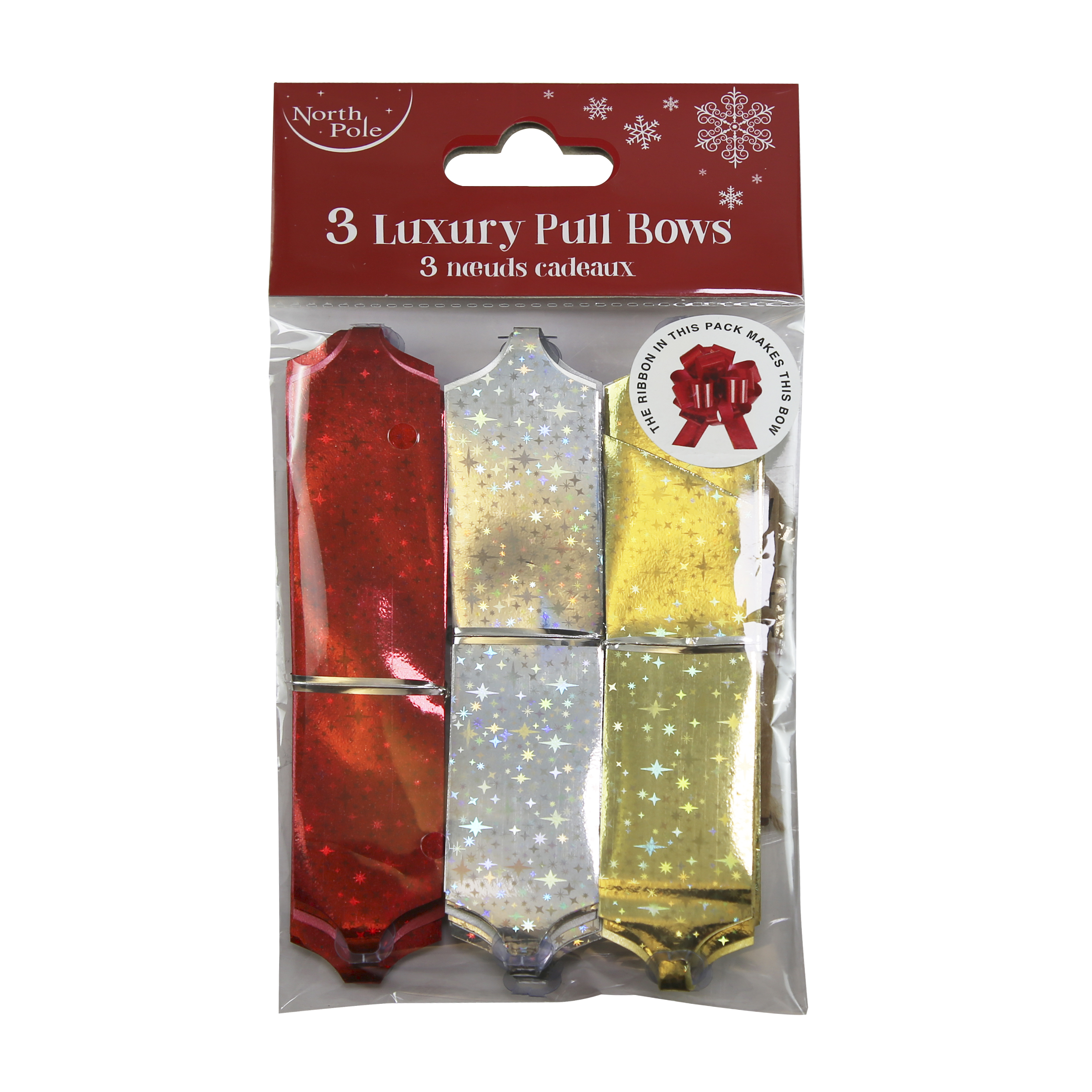 Eurowrap 3 Pack Pull Bows Luxury