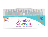 Gem Imports 30 Pack Crayons Jumbo