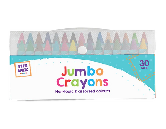 Gem Imports 30 Pack Crayons Jumbo