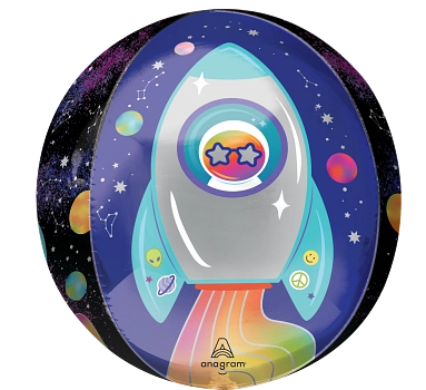 Anagram Foil Balloon Orbz Outer Space 16