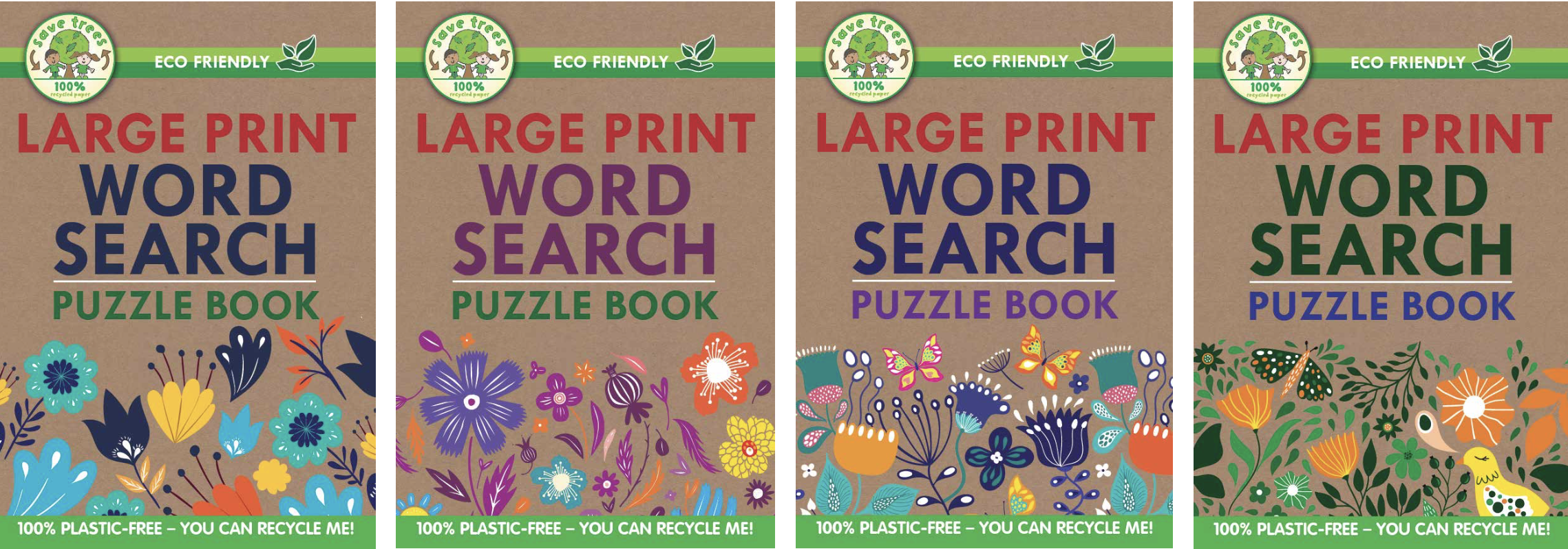 Wordsearch Book Large Print A5 12pk