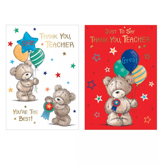 Poppyhill 12 Pack Cards C50 Thank You Teacher