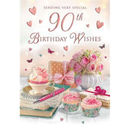 Regal 6 Pack Cards C75 Everyday Birthday Age 90