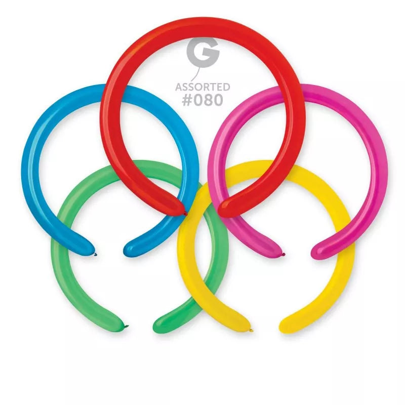 Gemar Classic Assorted 260 Modelling Latex 100pk
