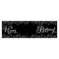 Amscan Banner Add An Age Gold Celebration 1.65m