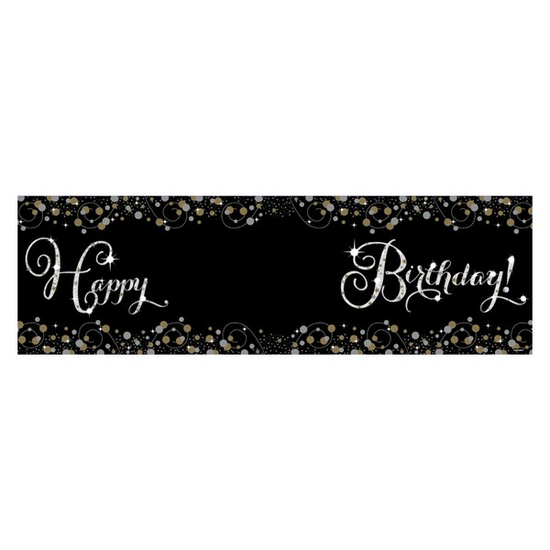 Amscan Banner Add An Age Gold Celebration 1.65m