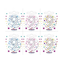 Small 9th Birthday Badges 6pk