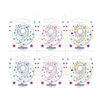 Small 9th Birthday Badges 6pk