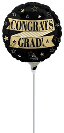 Anagram Congrats Grad 9" Foil Balloon