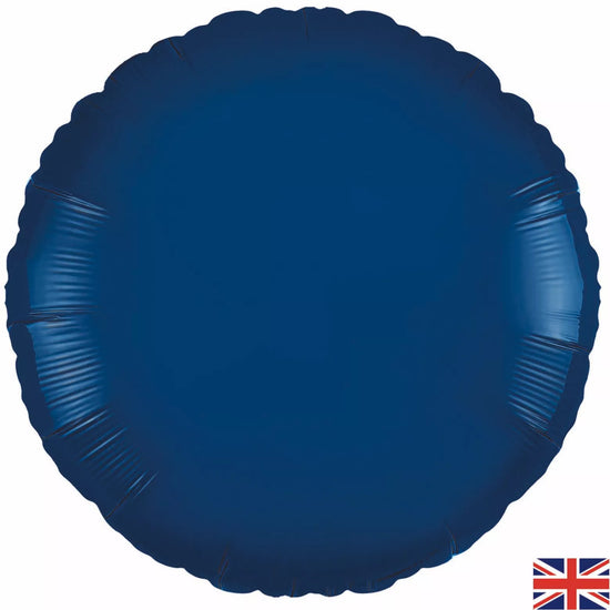 Oaktree Navy Blue Round 18" Foil Balloon