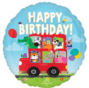 Anagram Birthday Party Bus 18" Foil Balloon