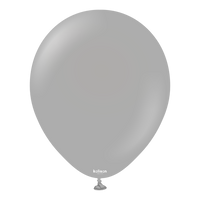 Kalisan Standard Grey 18" Latex Balloons 25pk