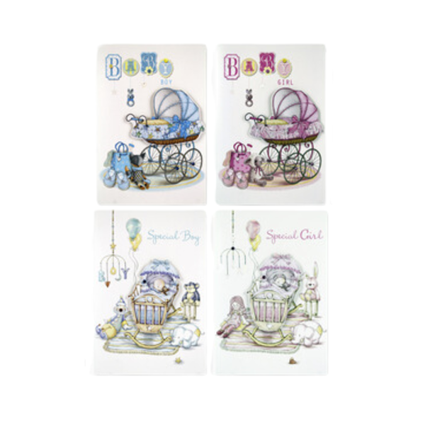 Eurowrap 24 Pack Cards Everyday New Born